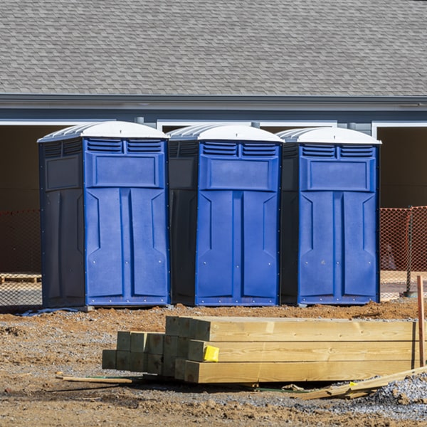 is there a specific order in which to place multiple porta potties in Warrior Run PA